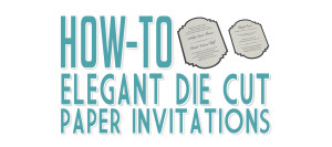 Printable Die Cut Wedding Invitation from Download & Print