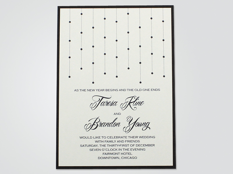 DIY elegant wedding invitation from Download & Print