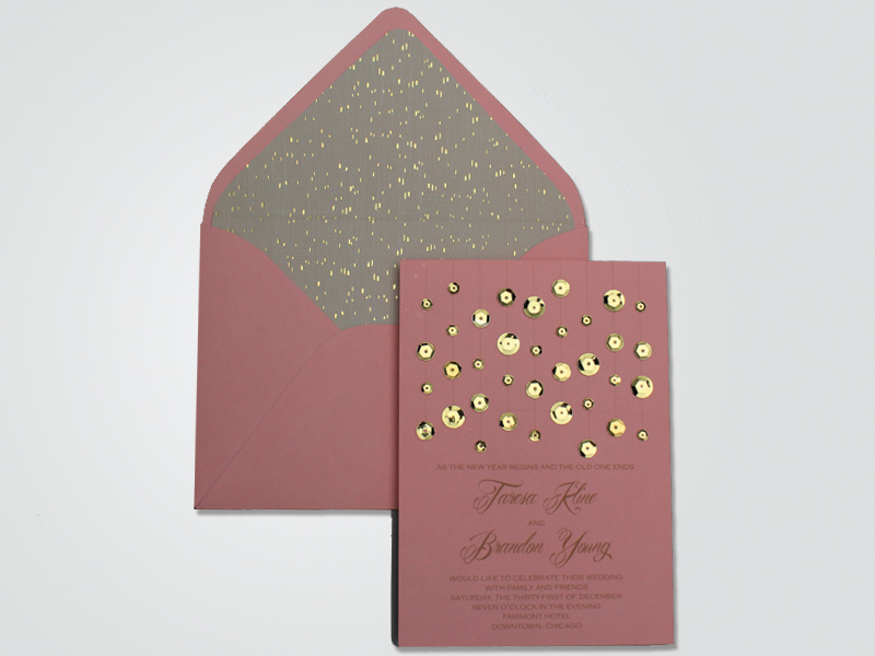 diy wedding invitation and envelope liner