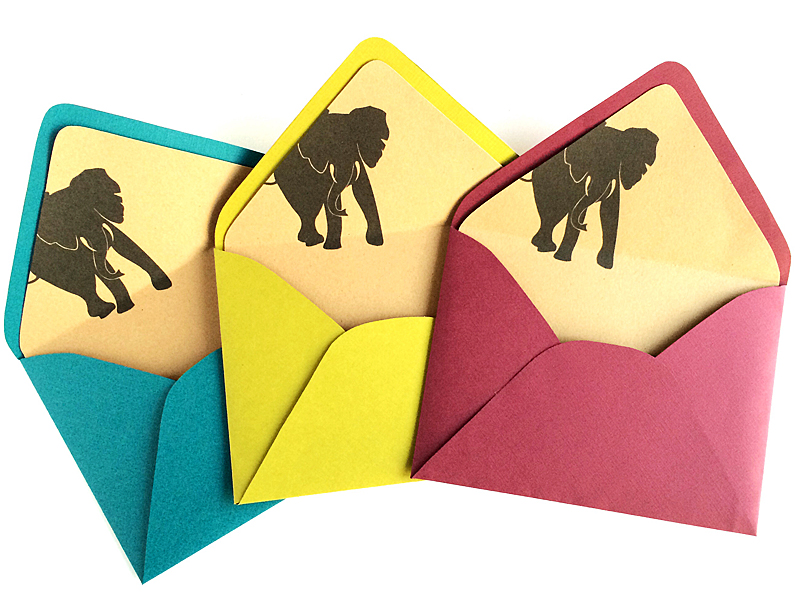 DIY African Envelope Liners | Download & Print