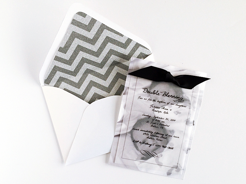 Beautiful DIY christening invitation with photo | Download & Print