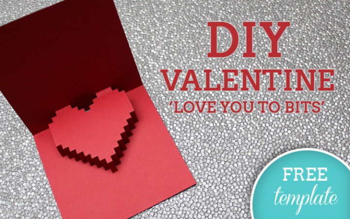free love you to bits Valentine's card | Download & Print