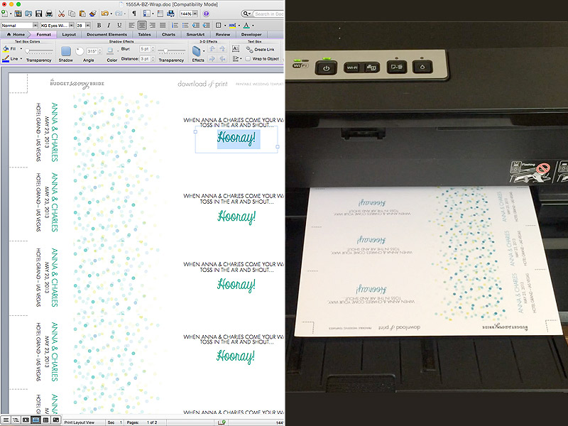 how to make address label
