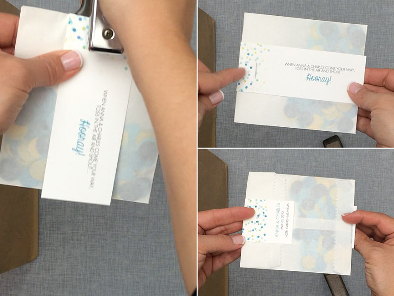 Attach printable bag label to DIY jumbo confetti | Download & Print