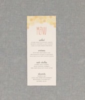 Allison Reception Menu
