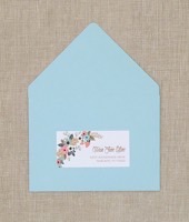 Artisan Botanical Address Label