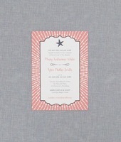 Katherine Starfish Beach Invitation