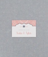 Katherine Starfish Beach Thank You Card