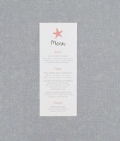Katherine Starfish Beach Dinner Menu