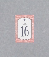 Katherine Starfish Beach Table Number
