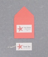 Katherine Starfish Beach Address Label