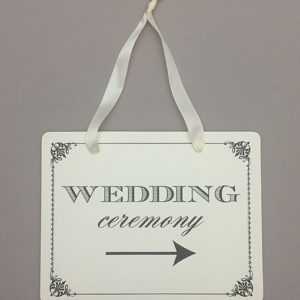 Printable vintage wedding sign in 10 colors | Download & Print