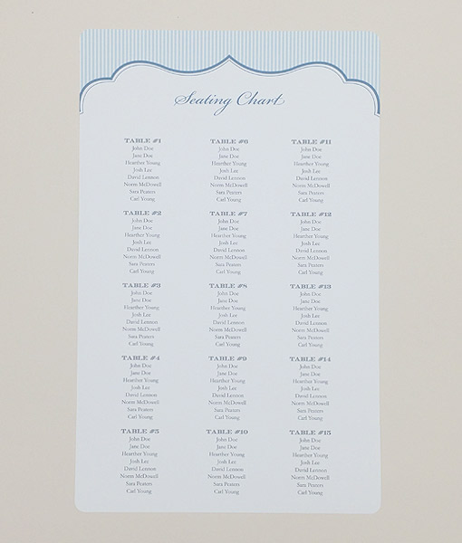 Where To Print Wedding Seating Chart