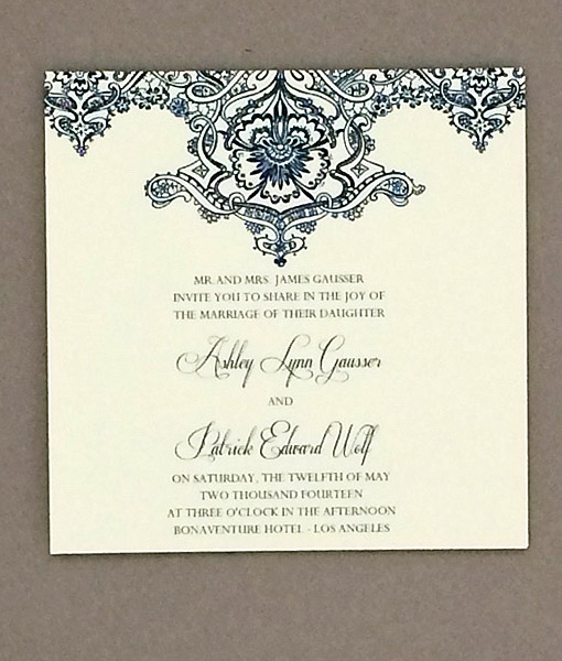 Square Wedding Invitations 7