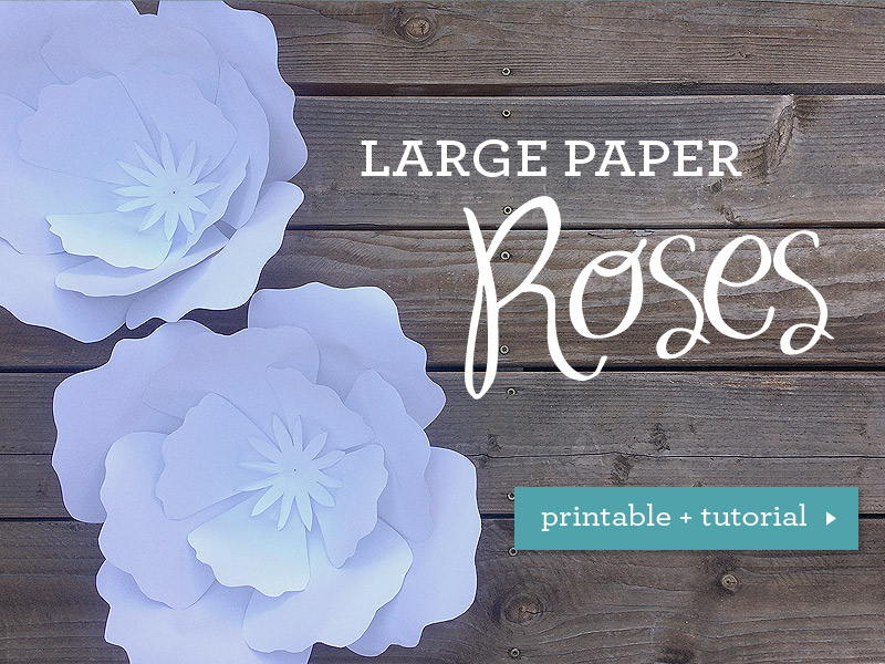 how to make giant paper flowers | Download & Print