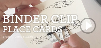 DIY elegant wedding place cards and holder | Download & Print