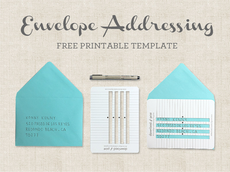 Envelope Address Printing Template from www.downloadandprint.com