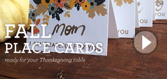 Free Thanksgiving Place Card Printable | Download & Print