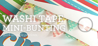 Free Cinco de Mayo Invitation with Mini Bunting tutorial | Download & Print