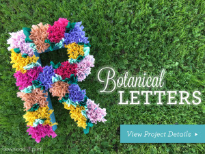DIY Wedding Decor with big, bright letters | Download & Print