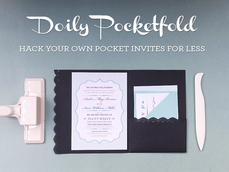 How to hack an envelope into a wedding invitation pock | Download & Print