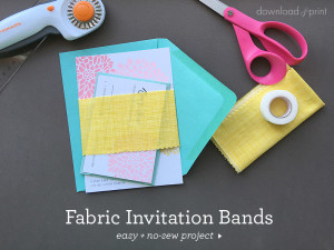 DIY No-Sew Fabric Belly Band | Download & Print