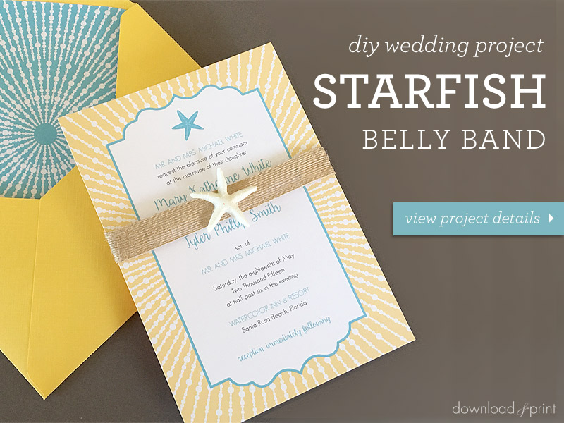 Download Print Printable Templates With Beach Wedding Design