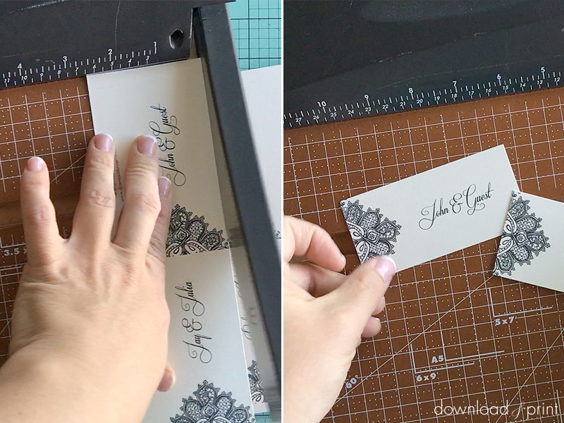Trim DIY belly band to 2" x 4" | Download & Print