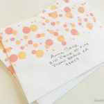 Fun Stamped Polka Dot Envelopes