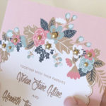 Gilded Gold Vintage Invitation