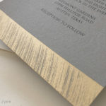 Brushed Gold Invitation