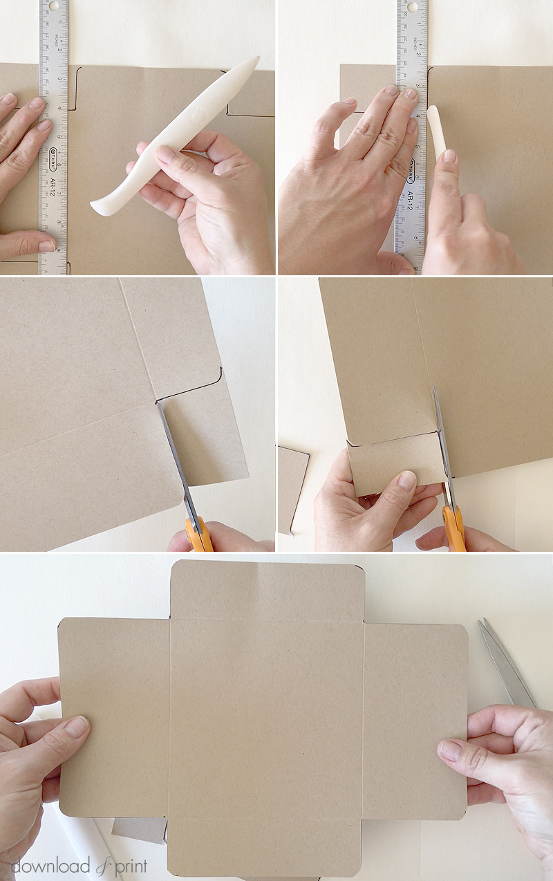 Cut out DIY pocket invitation | Download & Print