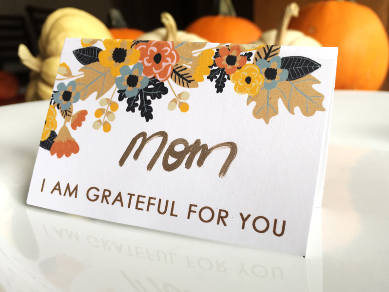Free printable thanksgiving place card | Download & Print