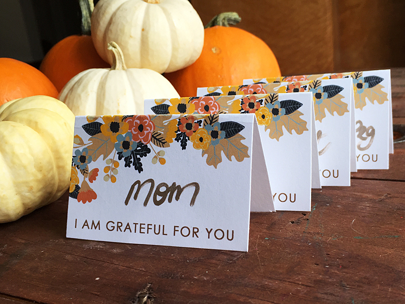 Free Printable Thanksgiving Place Card | Download & Print
