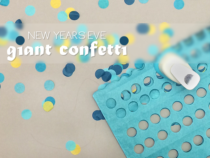 DIY giant confetti for New Years Eve | Download & Print