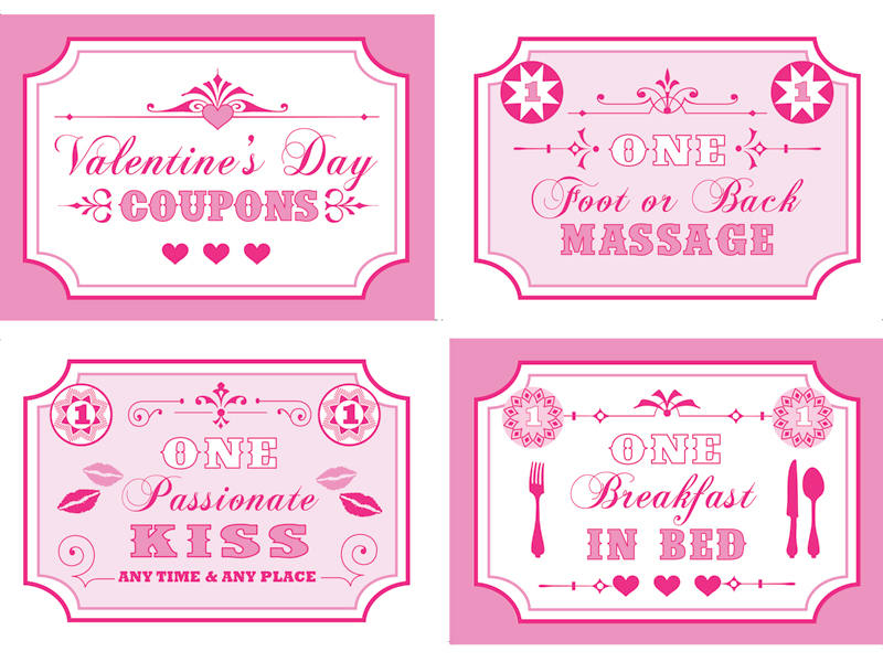 Free printable valentine's coupon book | Download & Print