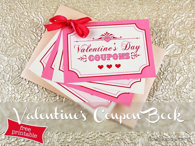 Free Printable Valentine's Coupon Book | Download & Print