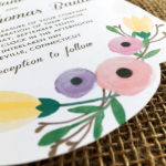 Watercolor Flowers Invite