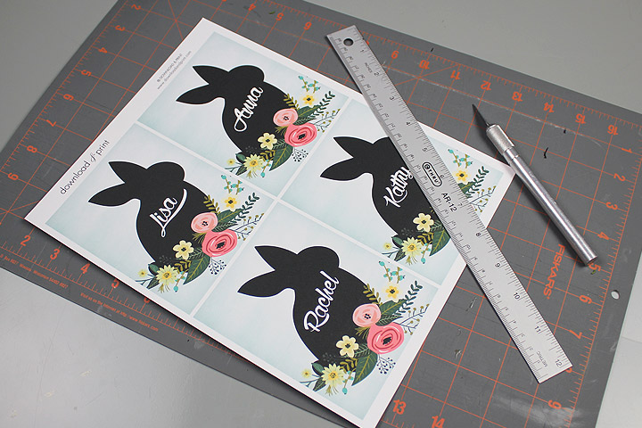free diy easter name place cards | Download & Print