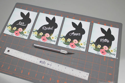 DIY Easter Name Place Cards