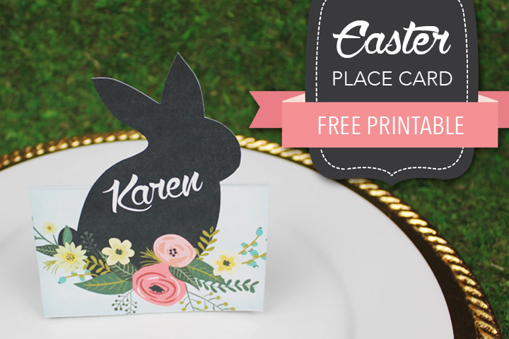 Diy Easter Name Place Cards