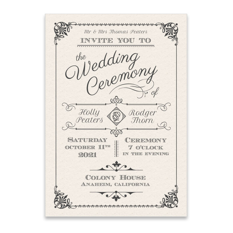 Wedding Invitation Size Template from www.downloadandprint.com